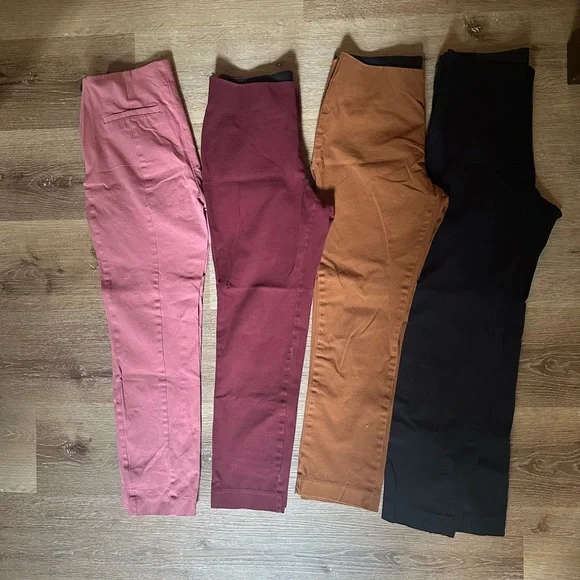 Bundle of 4 A New Day High-Waisted Stretchy Cropped Work Pants - Picture 1 of 5